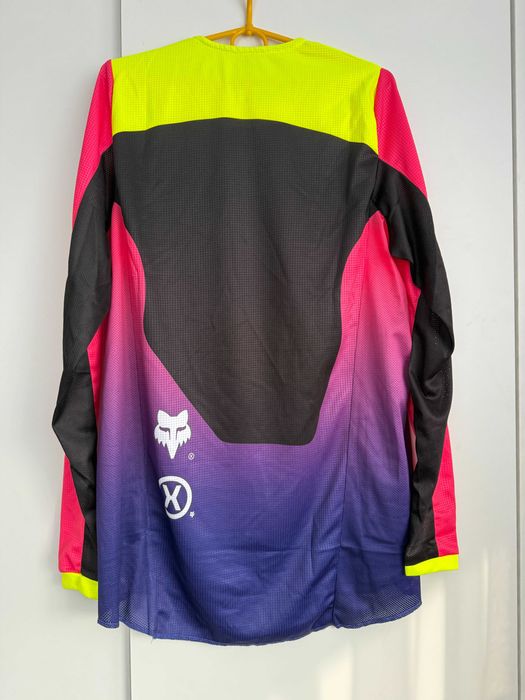 Strój FOX MX 180 Elevated (Black Pink Fluo)(cross,quad,enduto,mtb)