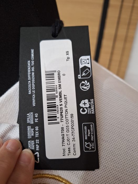 Versace Jeans Couture, damska koszulka polo, r. XS