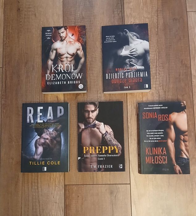 Książki romanse 5 sztuk