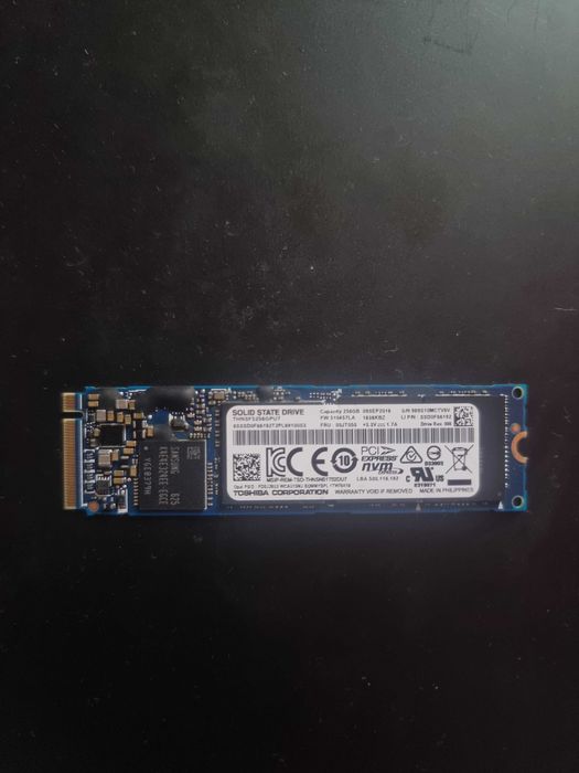 SSD M.2 NVMe 256GB Toshiba - Excelente Estado