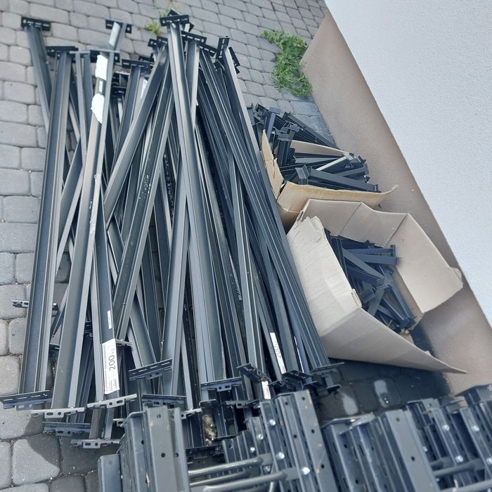Regały magazynowe MODERN EXPO | 20 modułów | H 260 cm | komplet półek
