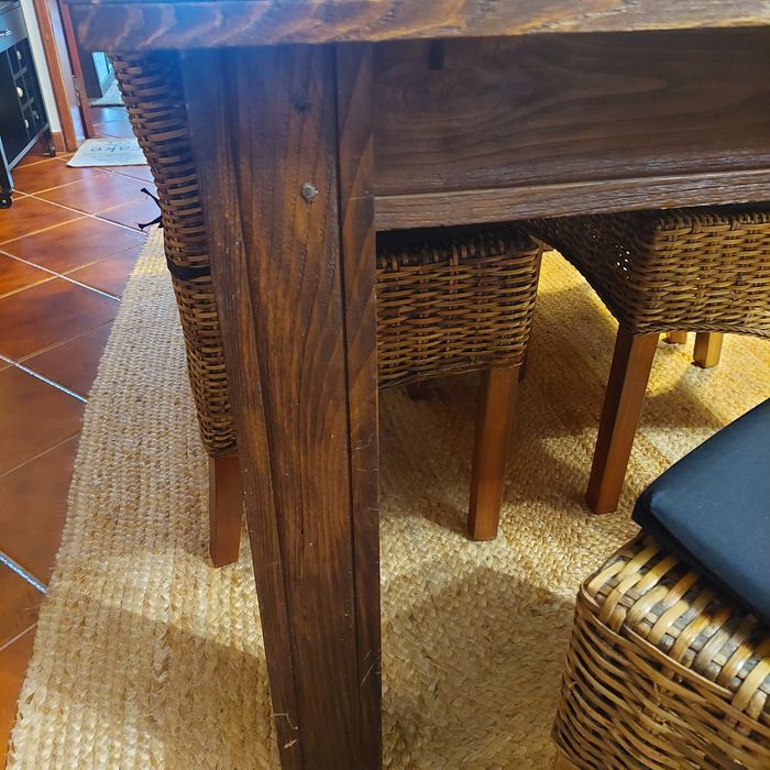 Mesa em madeira de carvalho