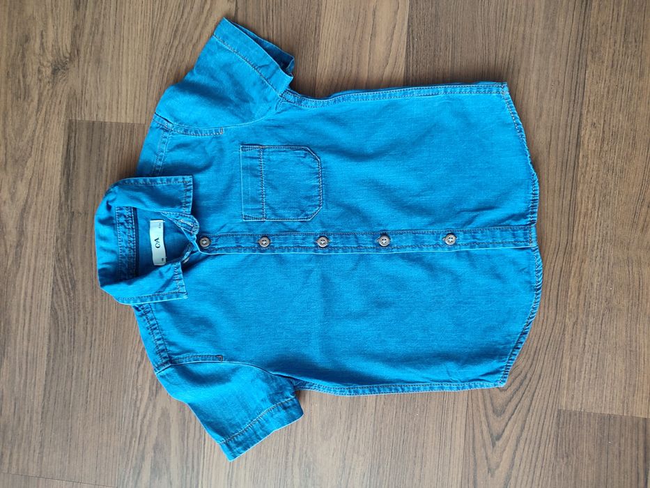 Koszulka z krótkim rękawem jeansowa C&A 116