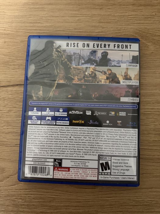 Call of duty vanguard PS4 Angielska Wersja Językowa