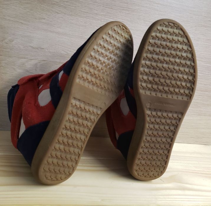 Кроссовки сникерсы кожаные