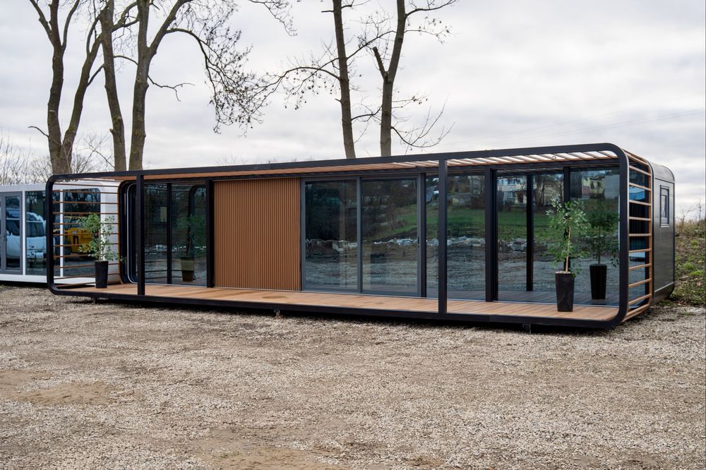Nowoczesny domek 50m2 całoroczny, mieszkalny, mobilny, kontenerowy.