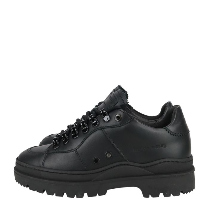 Wypełnienie Buty damskie Trampki Rozmiar 37 Czarne skórzane buty codzienne Sport SCH2480