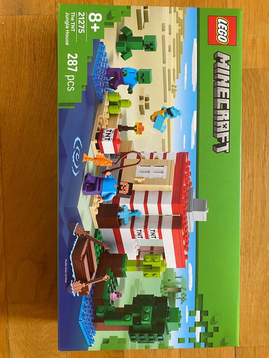 Nowe klocki Lego Minecraft Dom tnt w dzunglii 21275