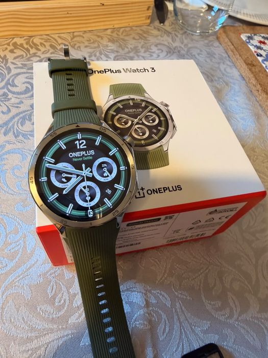 OnePlus Watch 3 — Relogio android Impecável, com fatura, Full Set