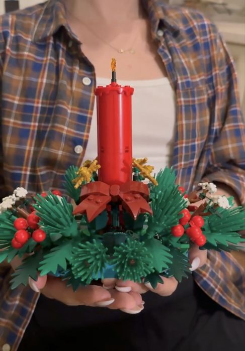 Конструктор LEGO Iconic  оригінал Декор для різдвяного  стола