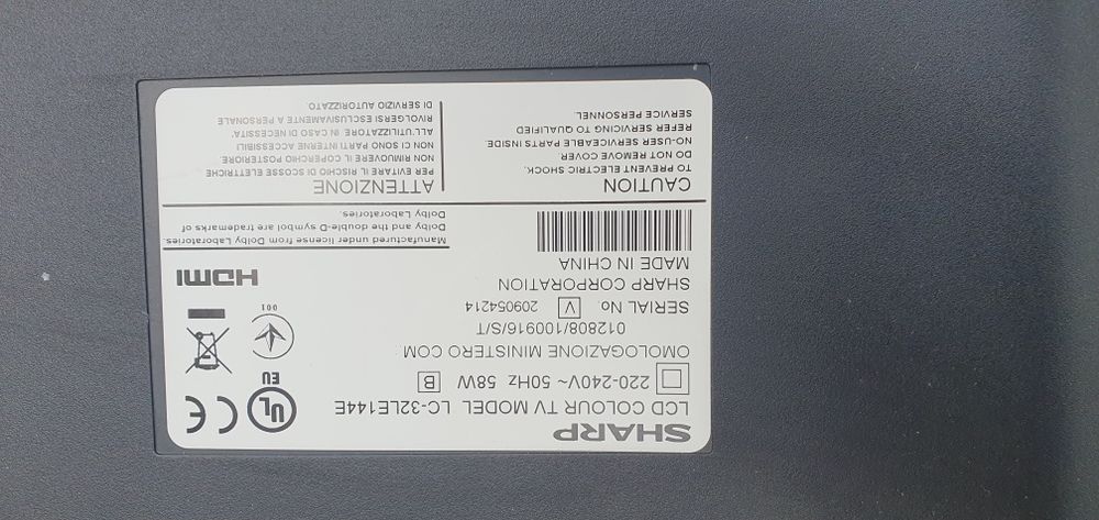 Podstawka telewizora Sharp