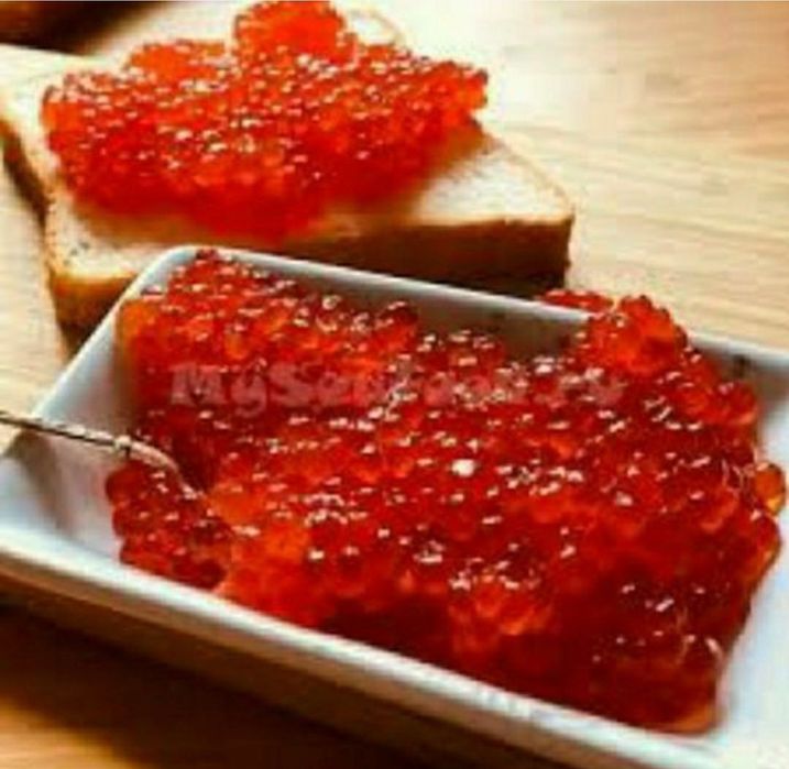 Икра красная кета горбуша