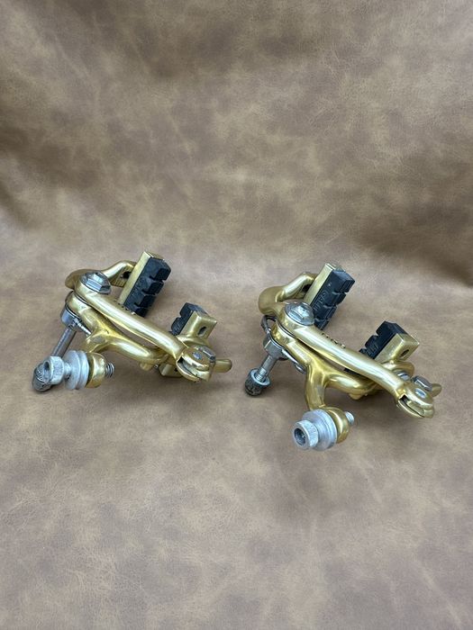 Retro hamulce szosowe Galli Gold komplet złote