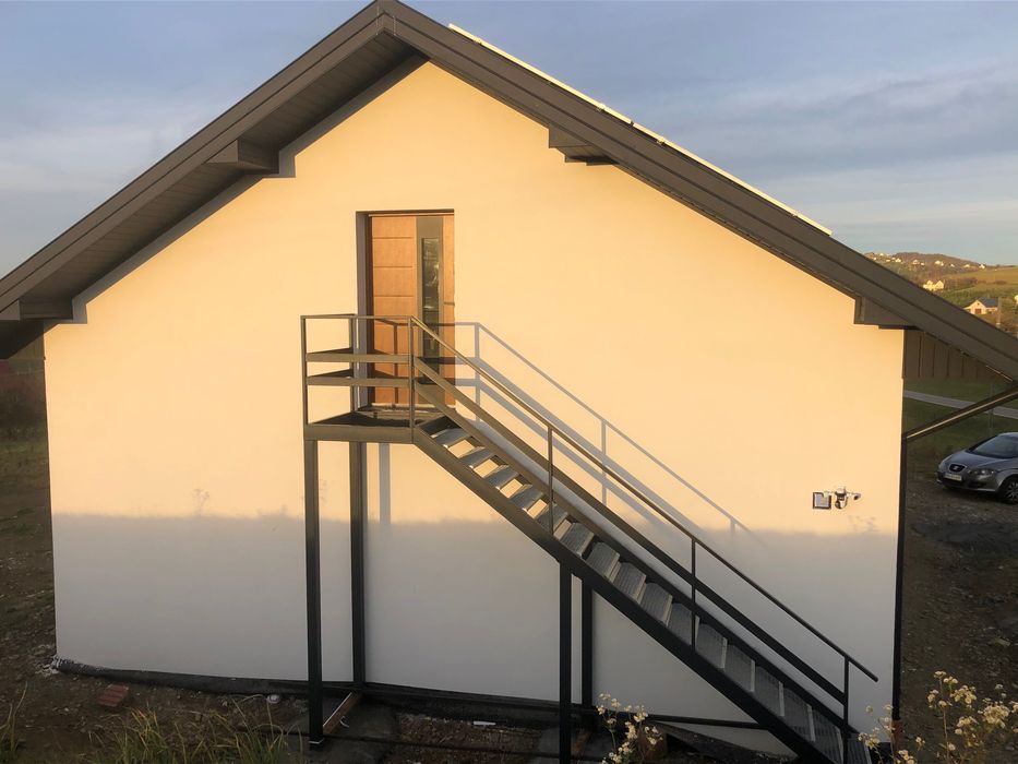 Schody metalowe zewnętrzne przemysłowe