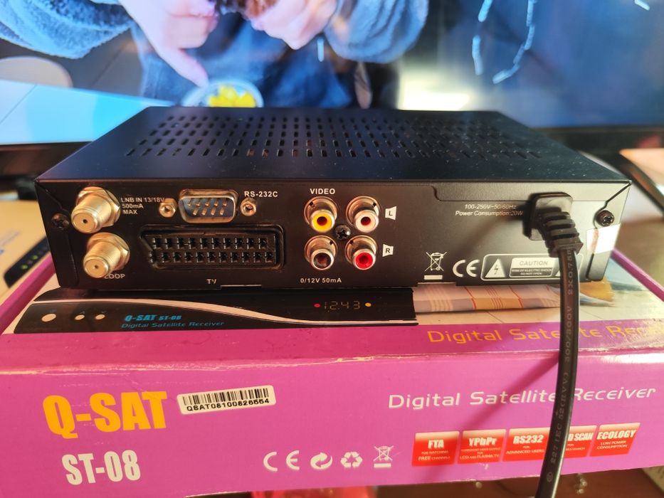Тюнер,  супутниковий ресівер,  Q-SAT ST-08