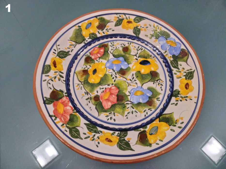 Pratos decorativos artesanais, Olaria Domingos Eurico
