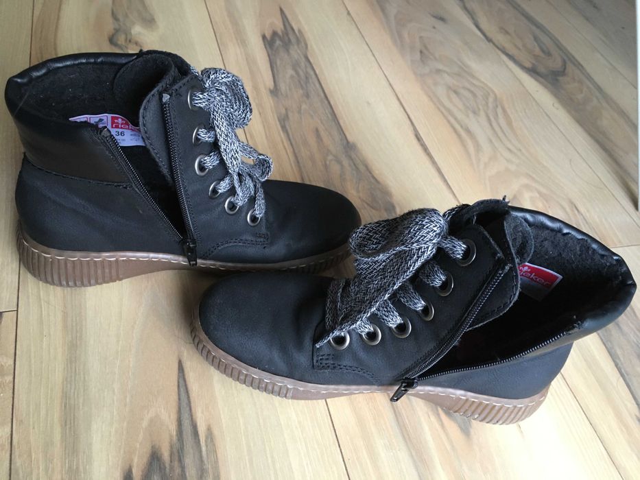 Botki Rieker czarne rozmiar 36