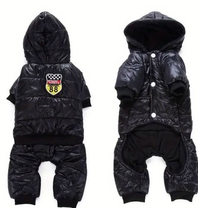 Собачий теплий комбінезон