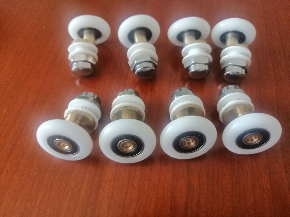 Rodas para portas deslizantes vidro 6 mm