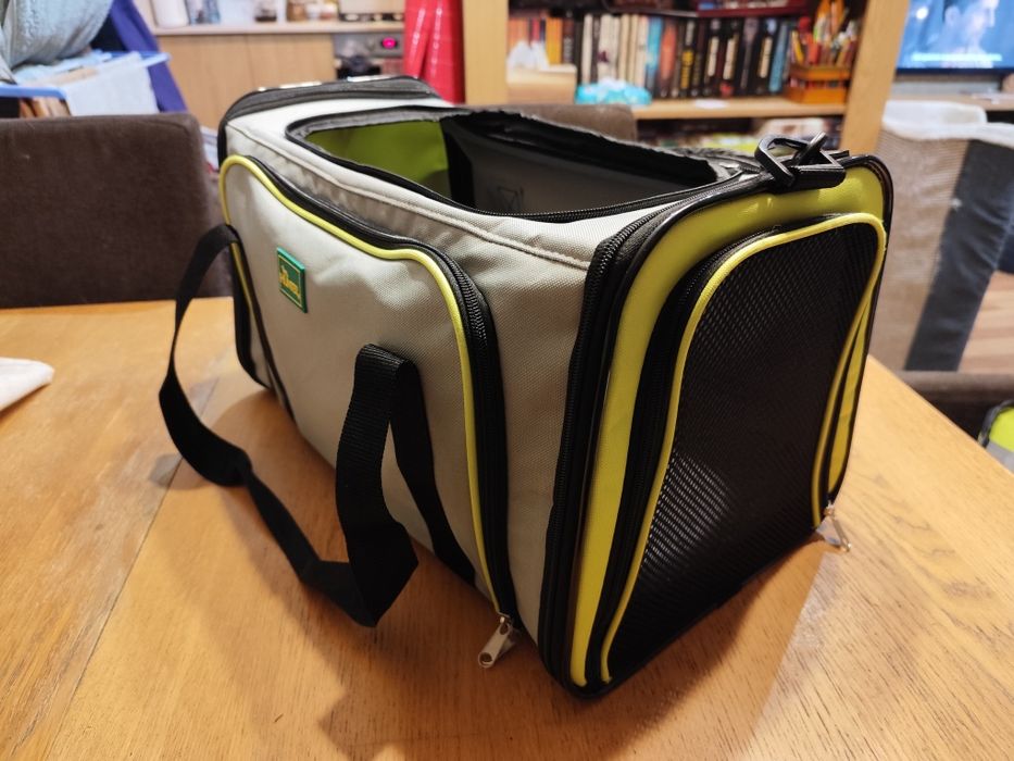 Torba dla zwierząt Hunter 50x28x28 cm z opcją poszerzenia