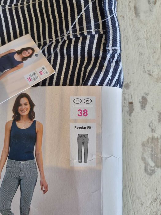 Novidade na embalagem! Calças de ganga. Jeans. Tamanho 38 10 euos