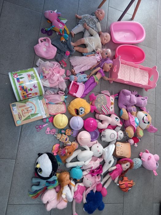 Zabawki mix używane dla dziewczynki