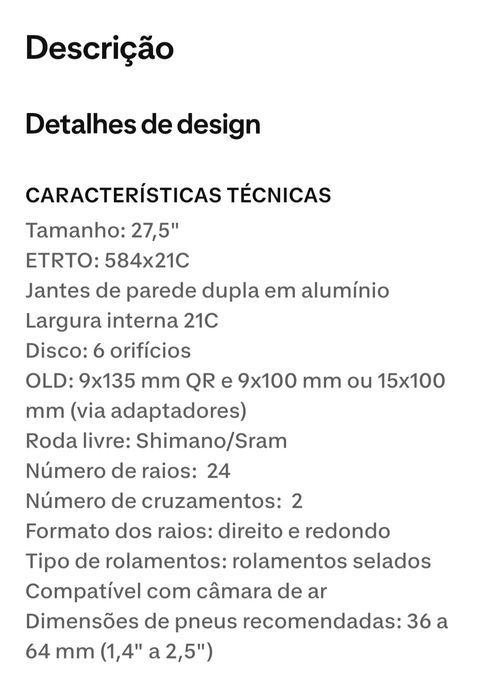 Rodas Mavic crossride 27,5