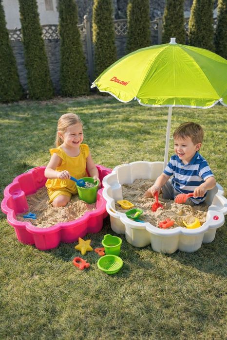 Набір для дітей будиночок гірка,пісочниця з накриттям,Будиночок,гірка