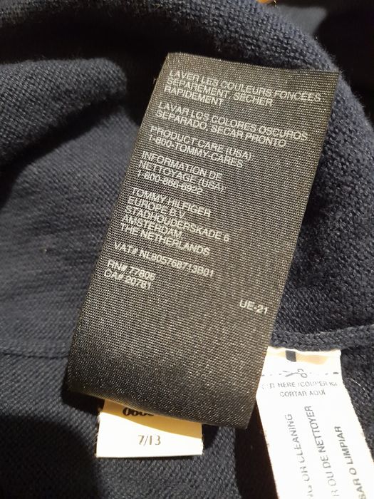 Tommy Hilfiger оригінал чоловічий светр бавовна