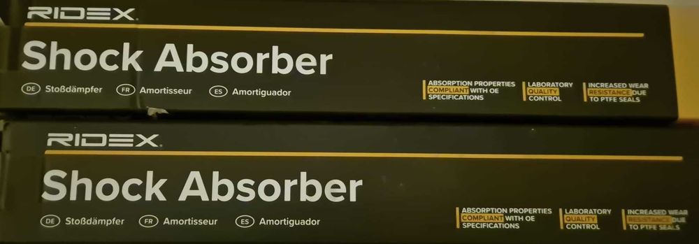 Amortecedores traseiros e dianteiros