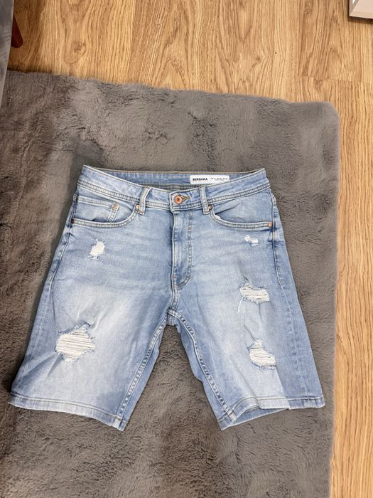 Spodenki jeansowe Bershka | Przetarcia | Super stan |