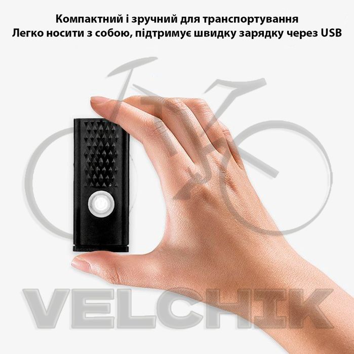 Ліхтарик та габарит для велосипеду (комплект), ліхтар велосипедний