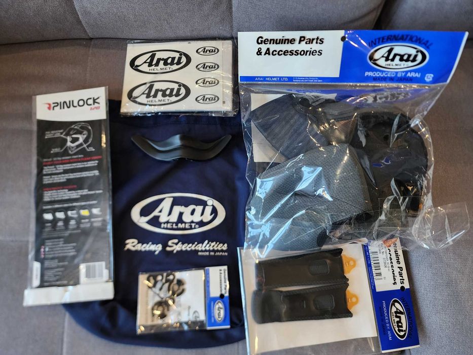 Capacete Arai Tour X-4 Vision Grey - Tamanho L - INTERIOR NOVO