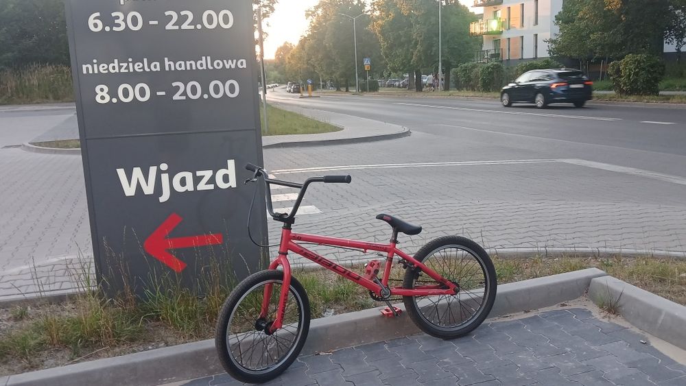 Bmx rower urywany