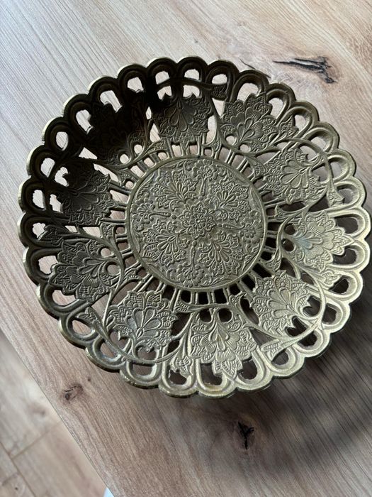 Mosiężna patera indyjska