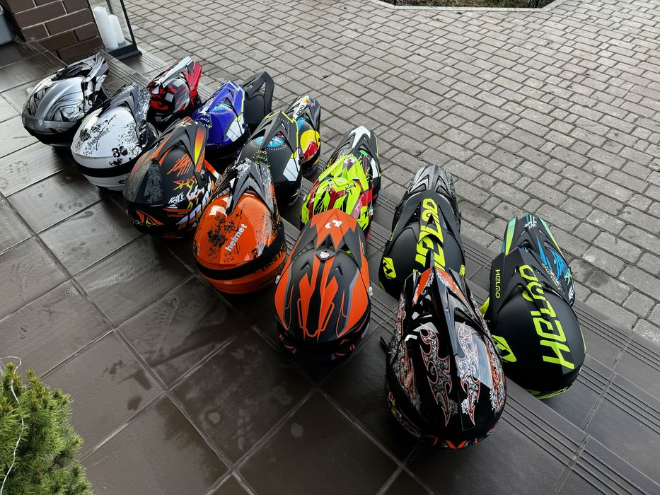 Кроссовый шлем с очками мото шлем ендуро