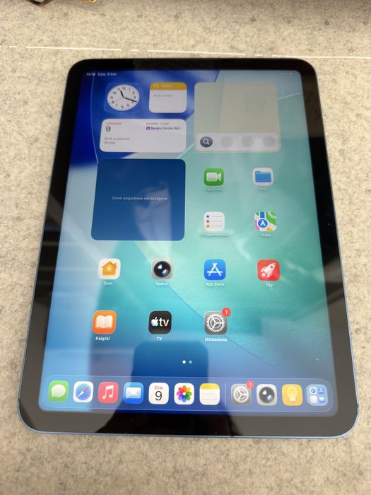 iPad 10 gen 64GB Cellular SIM eSIM niebieski bardzo ładny stan
