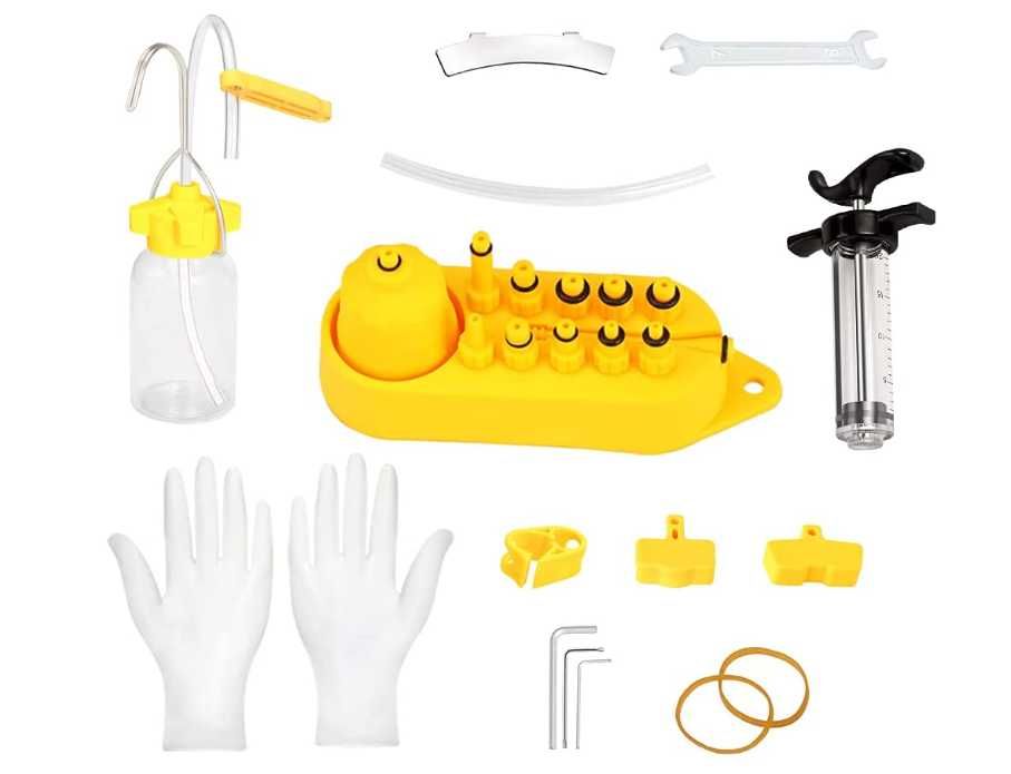 Kit de Sangramento Travões Hidráulicos / Óleo Mineral Bicicletas