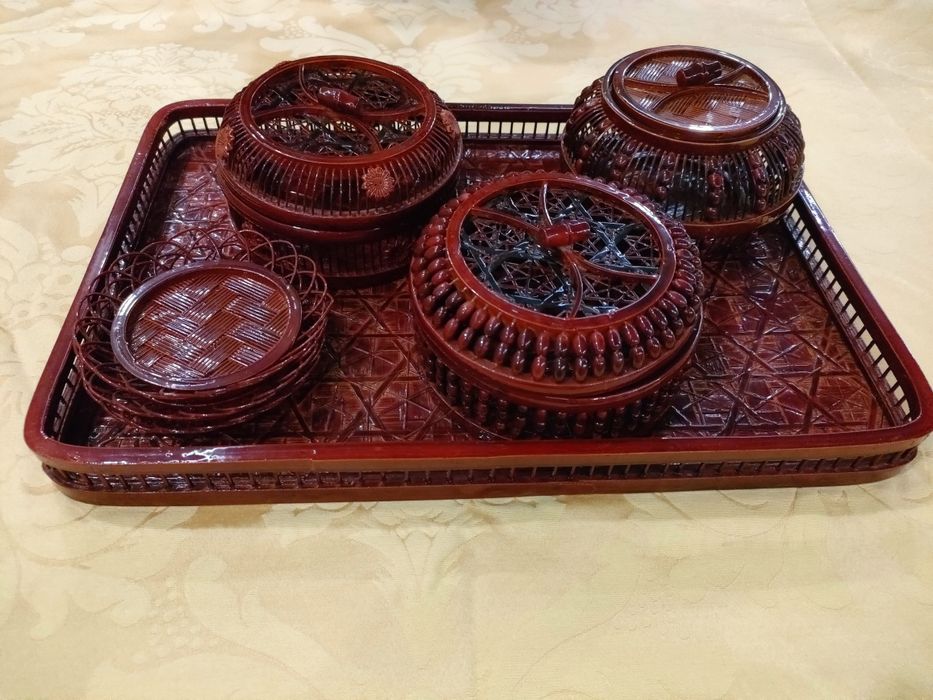 Tabuleiro conjunto para CHÁ. NOVO