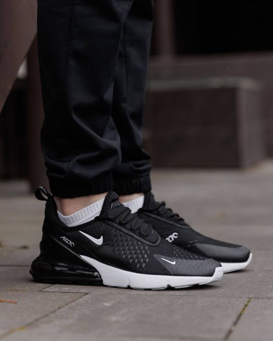 ТОП! Кросівки Nike Air Max 270 Black White 37 38 39 40 41 45