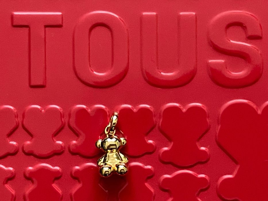 Wisiorek Tous Bold Bear złoty 1,1 cm