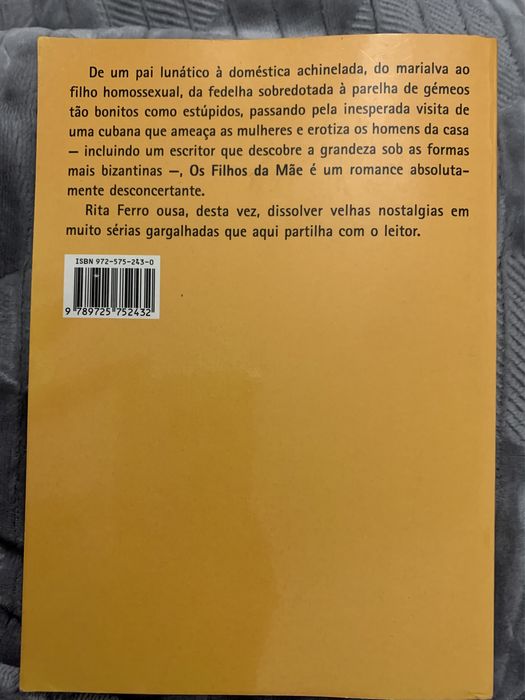 “Os filhos da mãe” Rita Ferro