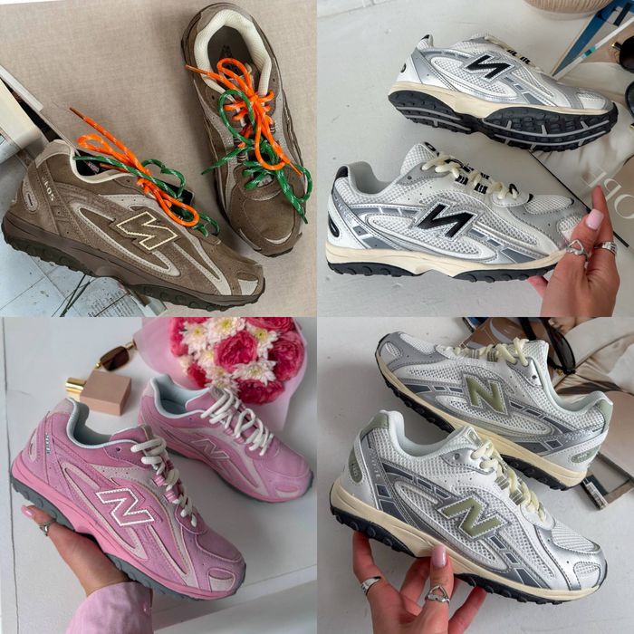 (36-41) Спортивні жіночі кросівки New Balance нью баланс рожеві сірі коричневі