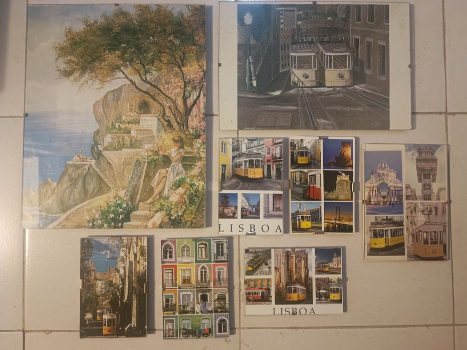 8 quadros (5€ todos)