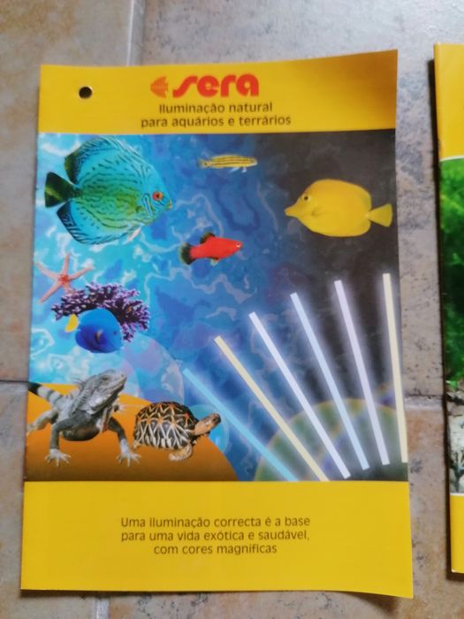 Lote Revistas/manuais para Aquário JBL e SERA