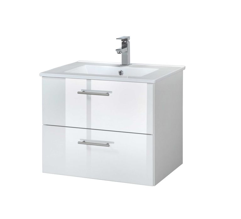 szafka POD UMYWALKĘ szafka łazienkowa NOWA  60x45 BIAŁY POŁYSK