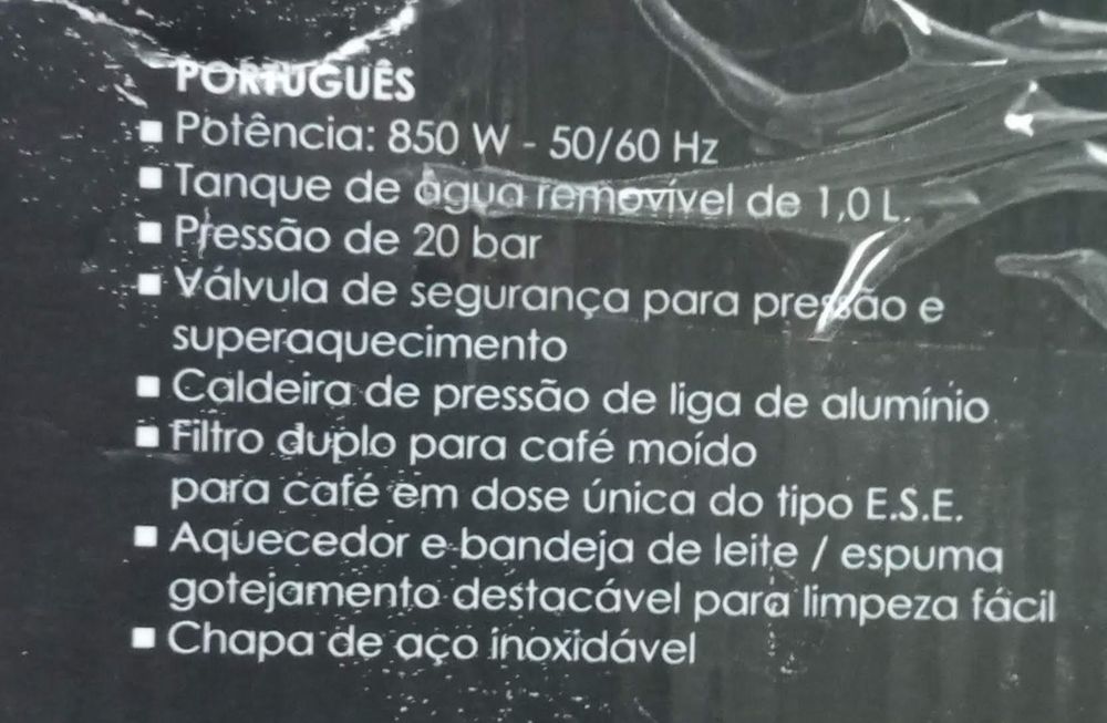 Máquina café nova