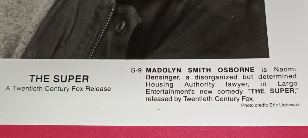 Foto de cinema o filme the super pela  twenty century fox  de 1991