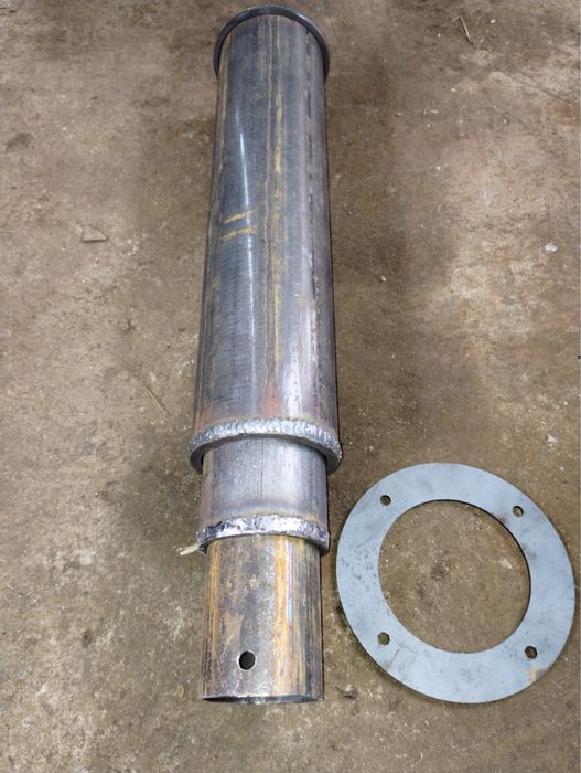 Телескопічна труба котла твердопаливного телескопическая труба