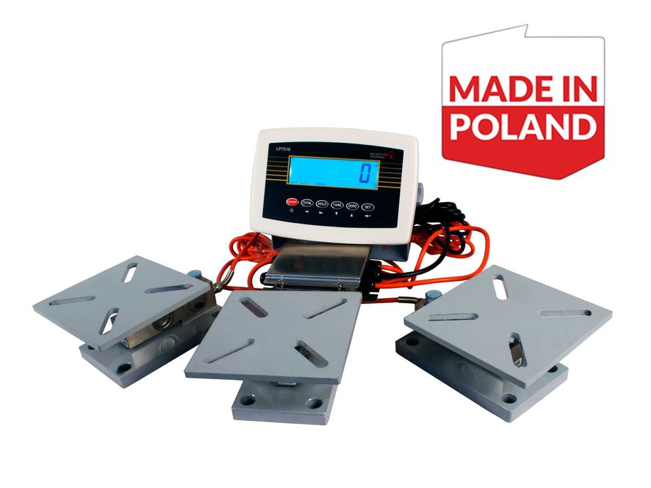 Rolnicza Waga pod mieszalnik pasz zbiornik 3 4 Stopki Łapy LCD